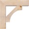 Ekena Millwork Westlake Block Smooth Bracket w/ Offset Brace, Douglas Fir, 7 1/2"W x 28"D x 28"H BKT0806X28X28WTL05SDF - alternate 4